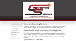 Desktop Screenshot of generatingsolutions.net